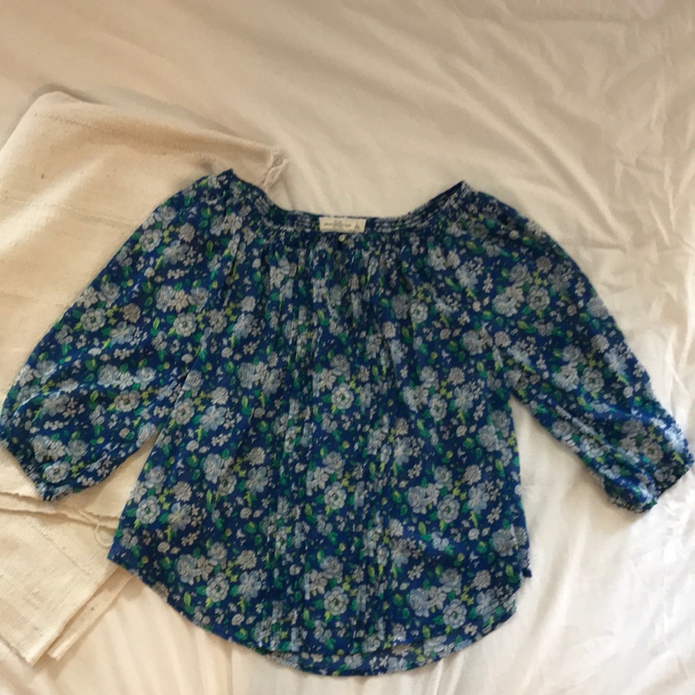 Abercrombie & Fitch sheer blouse